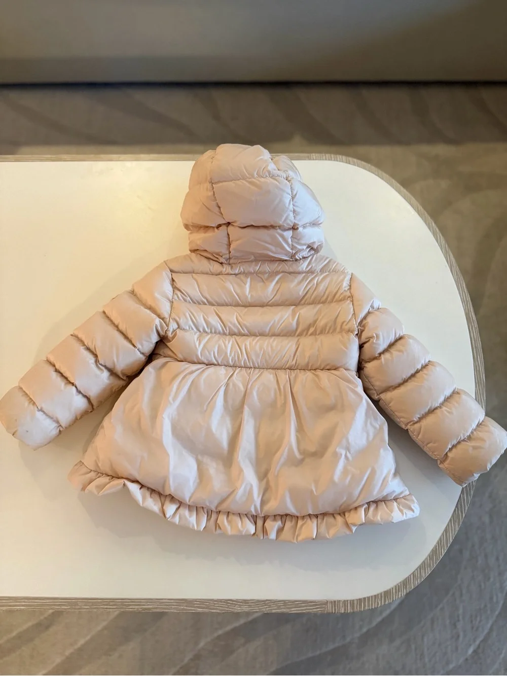 Moncler Girls' Odile Hooded Down Jacket - Size 18-24 months